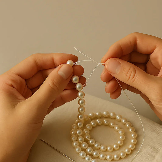 Thread by Thread: The Art of Hand-Knotting Pearls